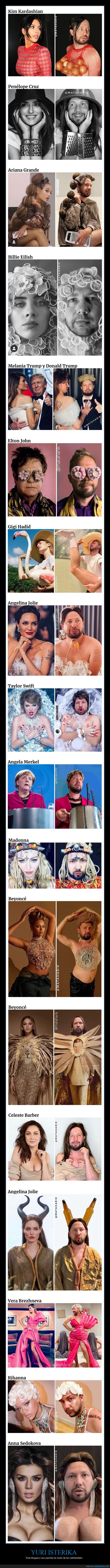 yuri isterika,parodias,looks,famosos