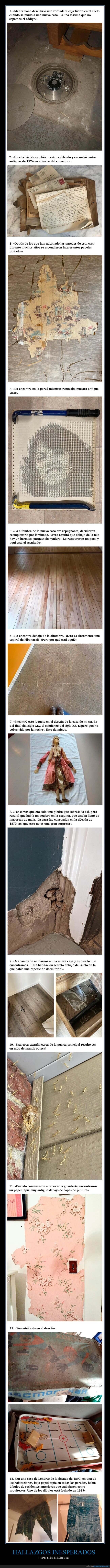 hallazgos,casas,sorpresas