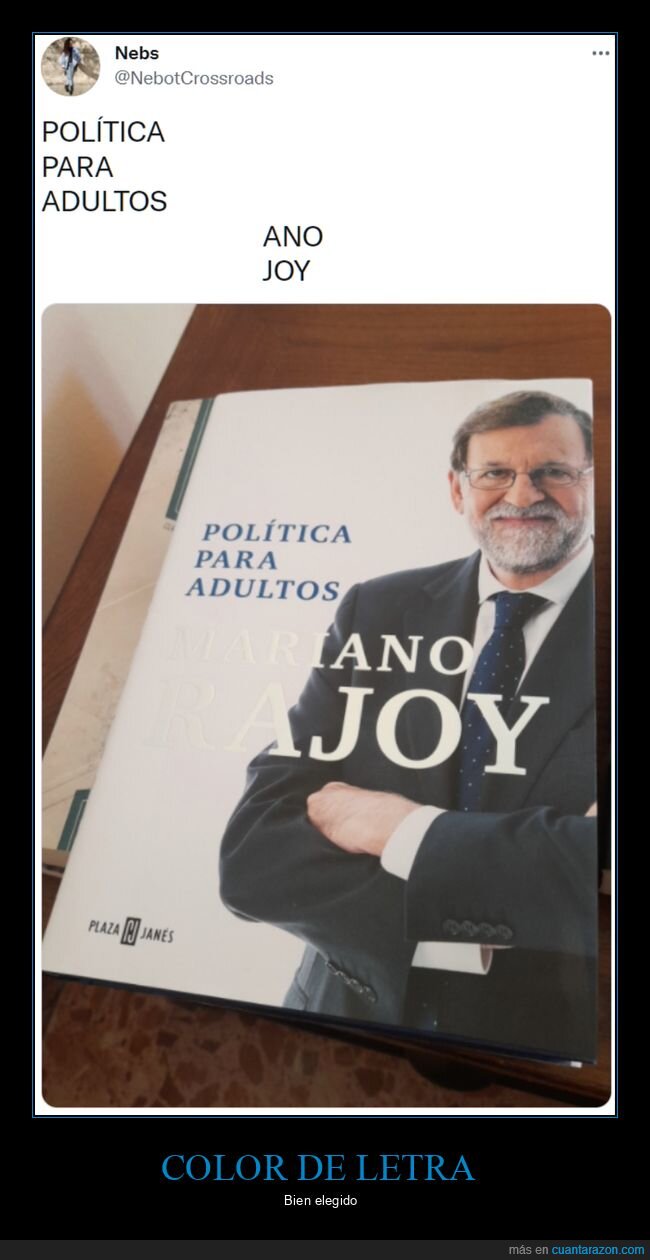 mariano rajoy,libro,fails,políticos