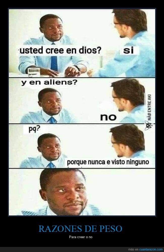 creer,dios,aliens,ver