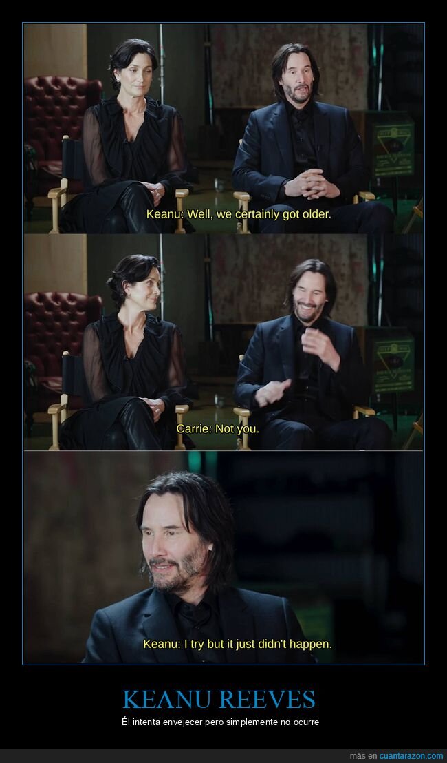 envejecer,keanu reeves