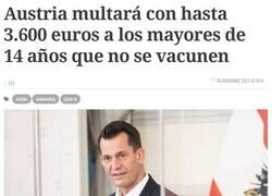 Enlace a En Austria van a saco