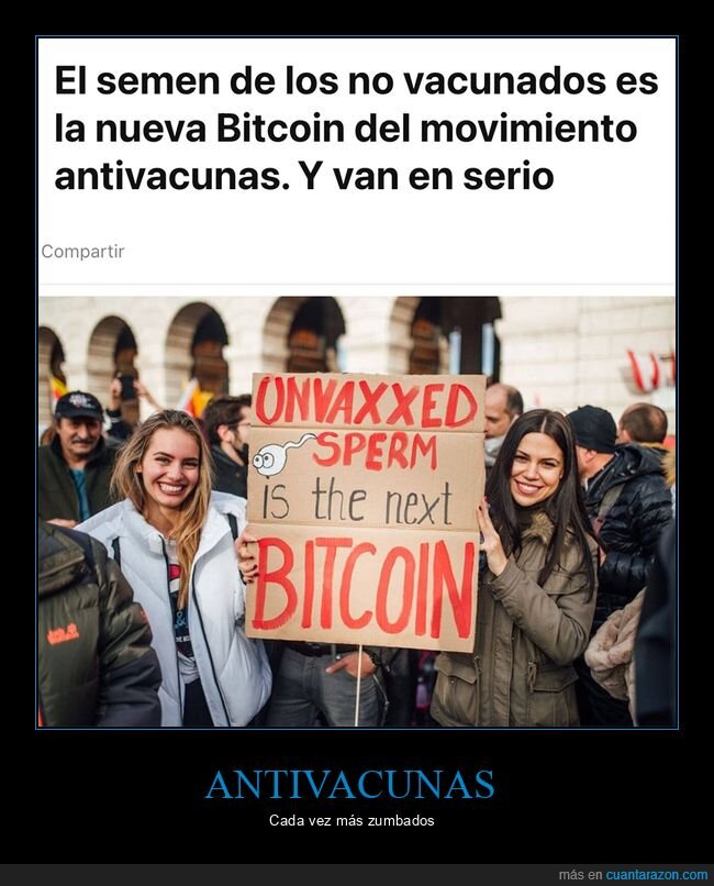 antivacunas,bitcoin,wtf