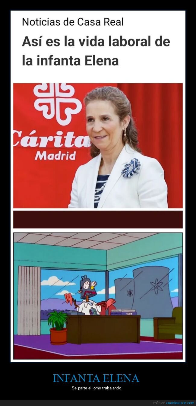 infanta elena,vida laboral