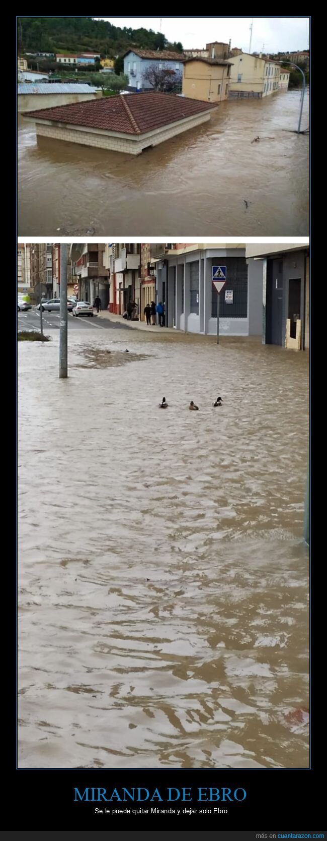 miranda de ebro,inundación