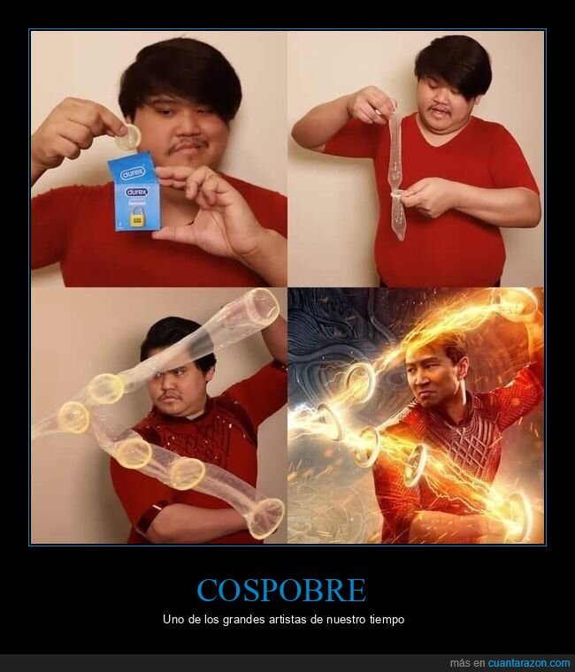 shang-chi,anillos,condones,cospobre