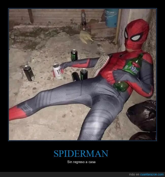 borracho,spiderman