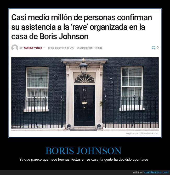 boris johnson,casa,políticos,rave