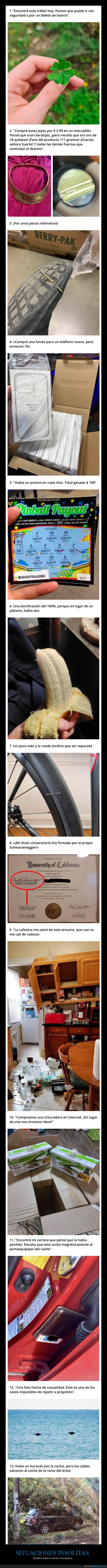 situaciones insólitas,suerte