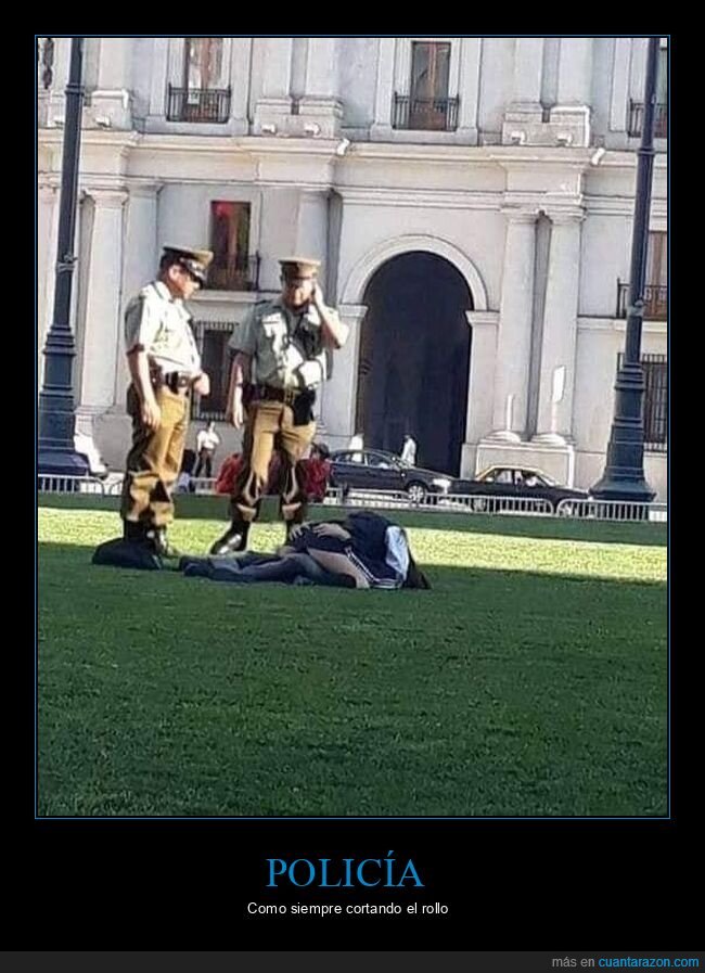 pareja,policía,wtf