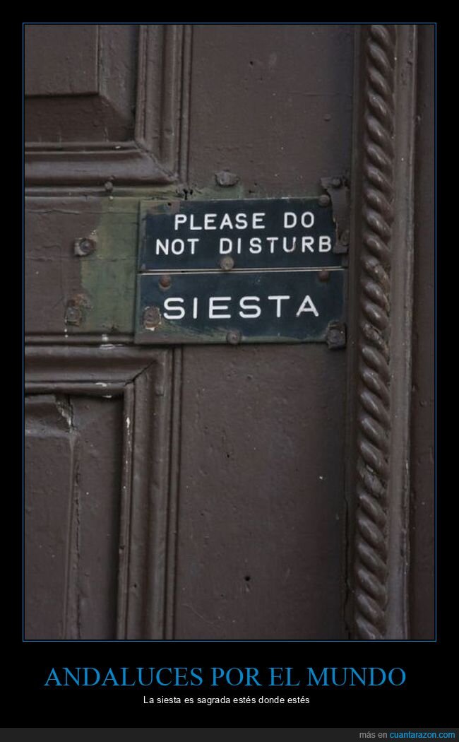 carteles,no molestar,siesta