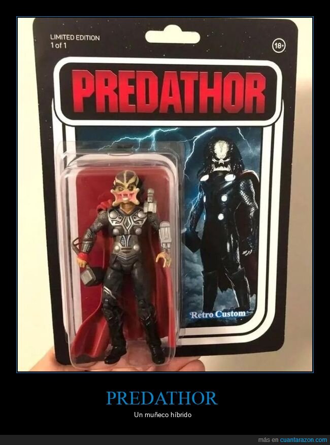 depredador,muñeco,thor,wtf