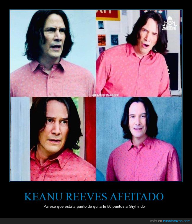 keanu reeves,snape,parecidos