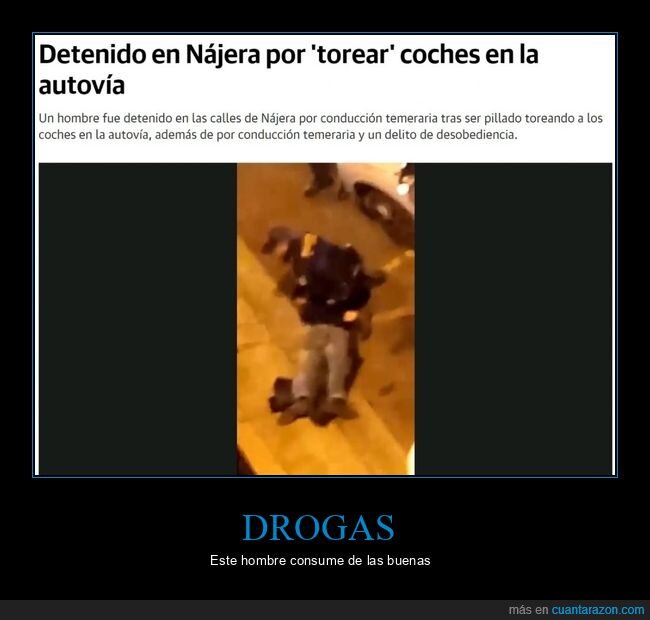 torear,coches,detenido