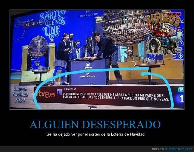 lotería de navidad,padre,sorteo,puerta,abrir,frío