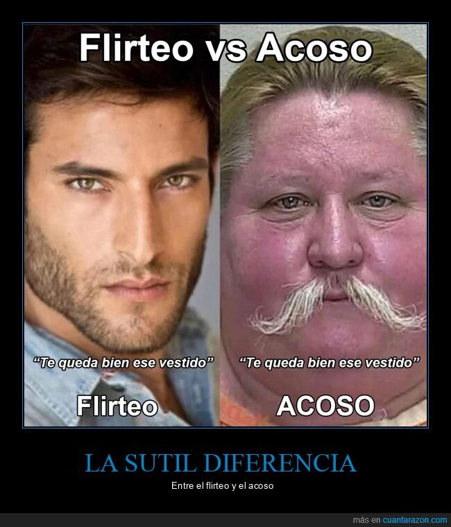 flirteo,acoso,diferencia