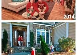 Enlace a Esta familia comenzó a hacer tarjetas navideñas «reales» hace 8 años, y cuanto más crecen los niños, más locas son