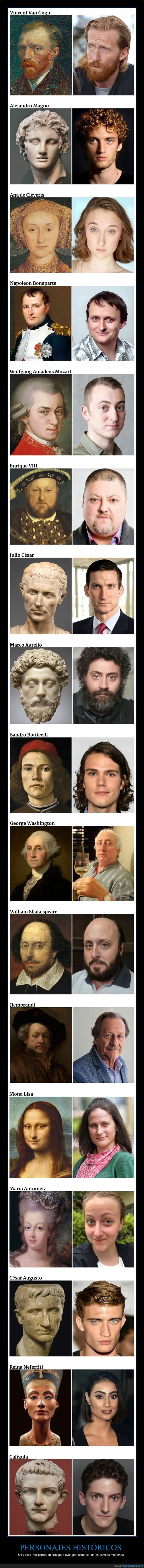 personajes históricos,aspecto,tiempos modernos