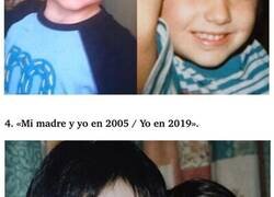 Enlace a Fotos que muestran que los hijos pueden parecer clones de los padres