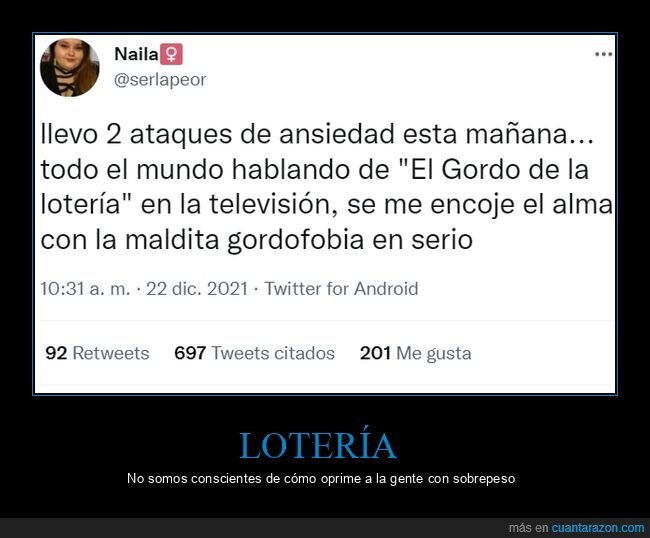 ansiedad,lotería,gordo,wtf