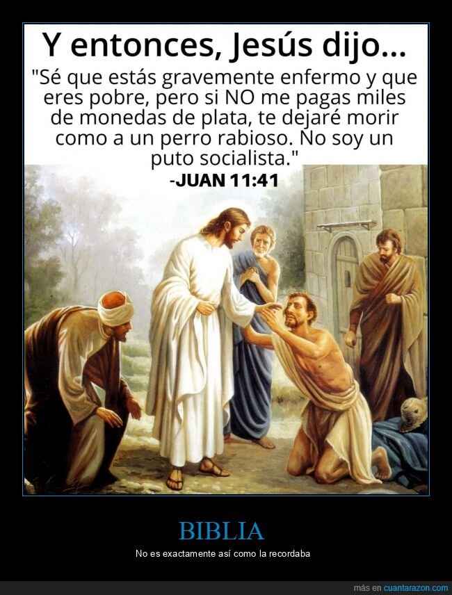jesús,enfermo,pobre,pagar,morir,socialista