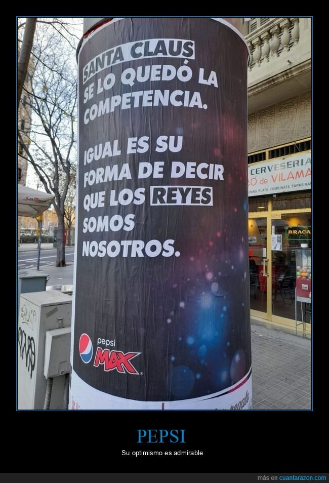 santa claus,competencia,reyes,pepsi