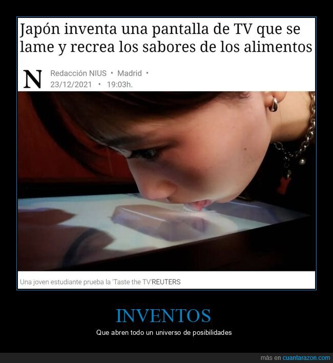 japón,inventar,pantalla,sabores