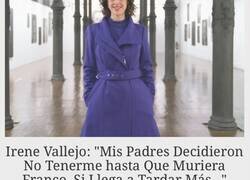 Enlace a La genial respuesta de la escritora Irene Vallejo a los insultos de Hermann Tertsch