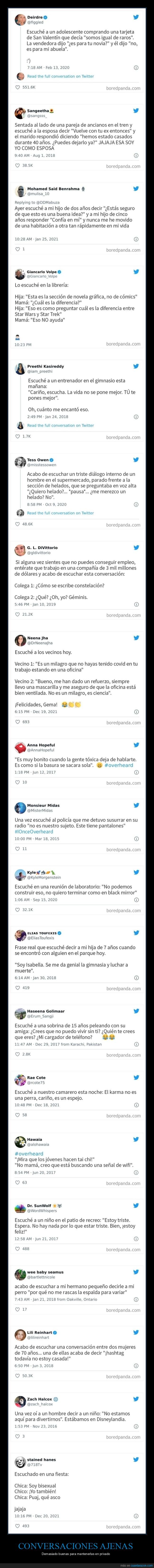 conversaciones,ajenas