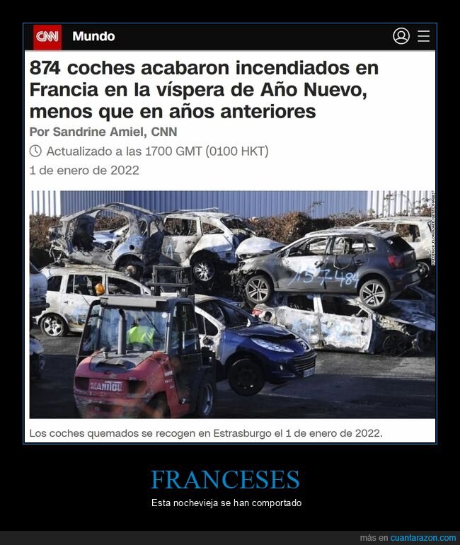 coches,incendiados,francia,año nuevo