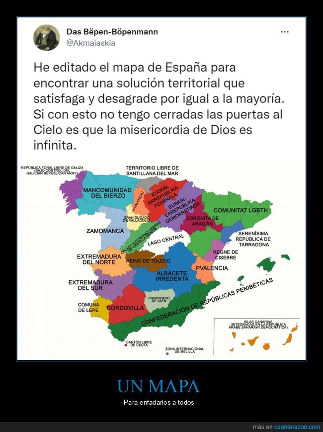 mapa,españa,solución territorial