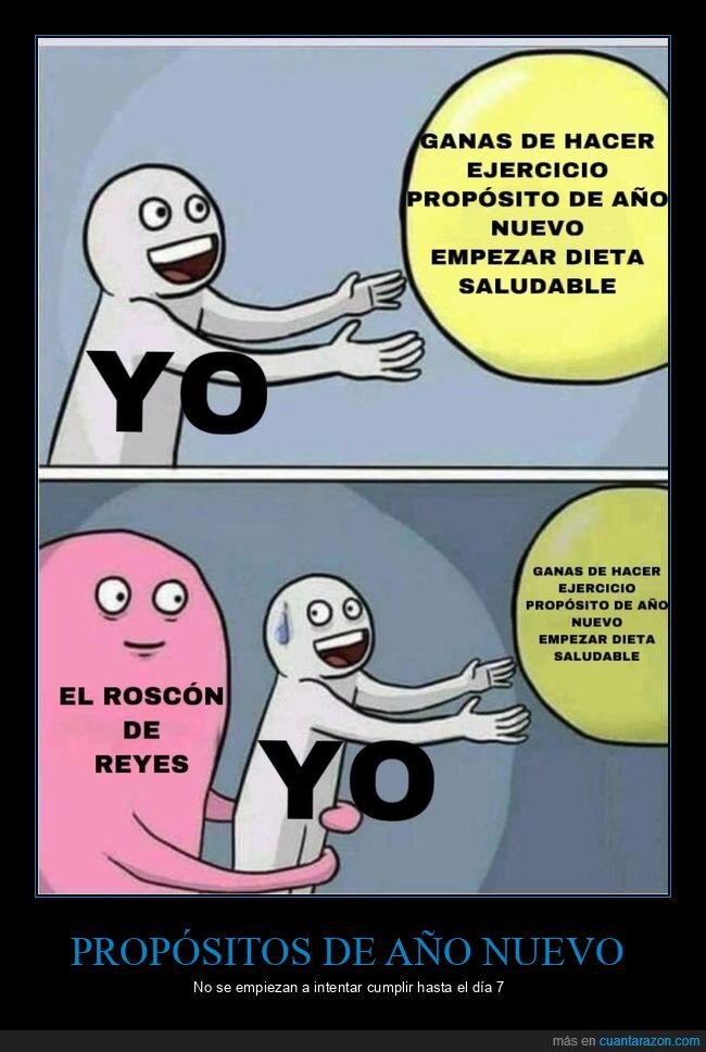 año nuevo,propósitos,roscón de reyes