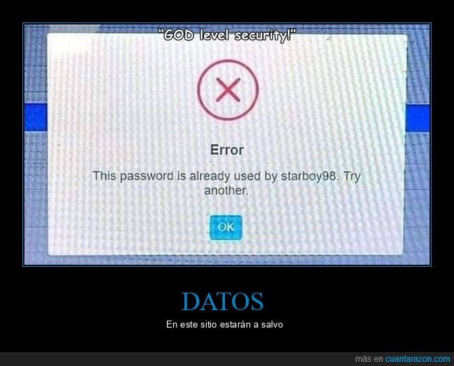 contraseña,fails,usuario