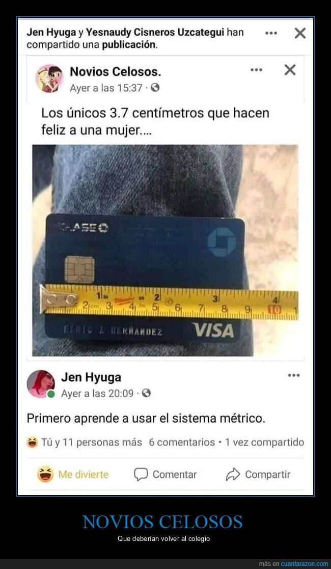 centímetros,regla,calcular,tarjeta,visa