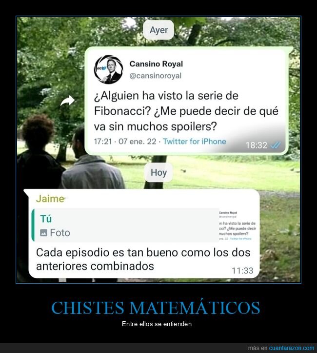 fibonnaci,spoilers,chiste