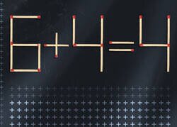 Enlace a A ver si eres capaz de resolver la operación moviendo solo un palo