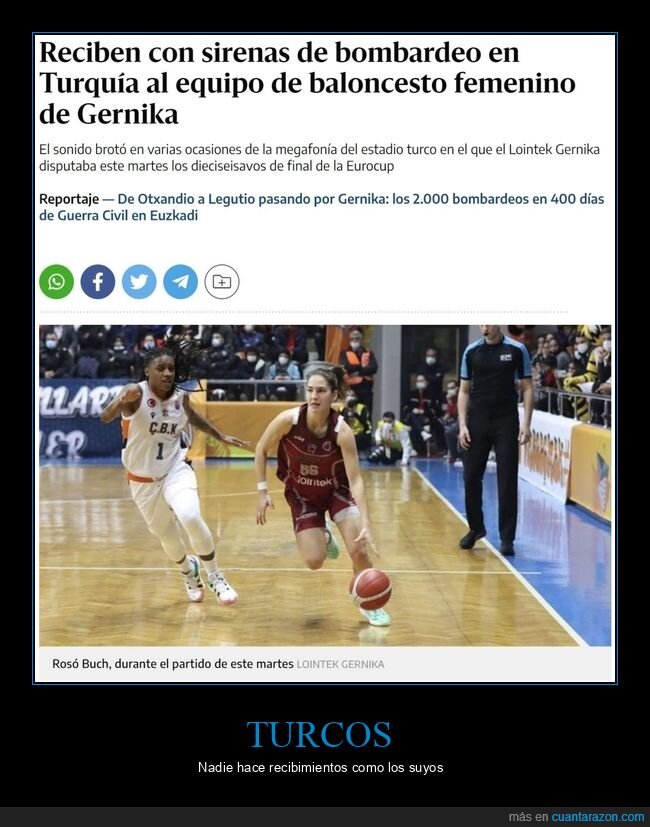 turquía,baloncesto,recibimiento,gernika