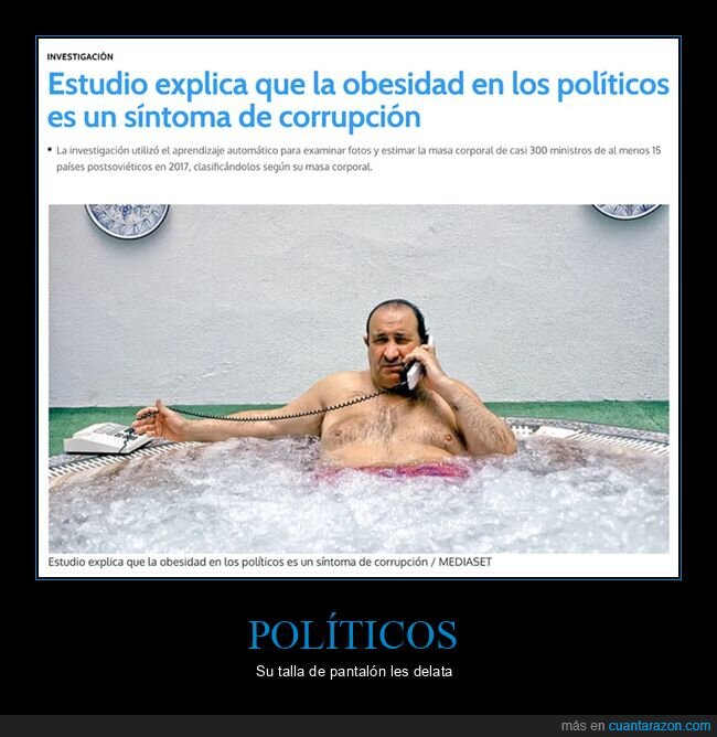 estudio,obesidad,políticos,corrupción