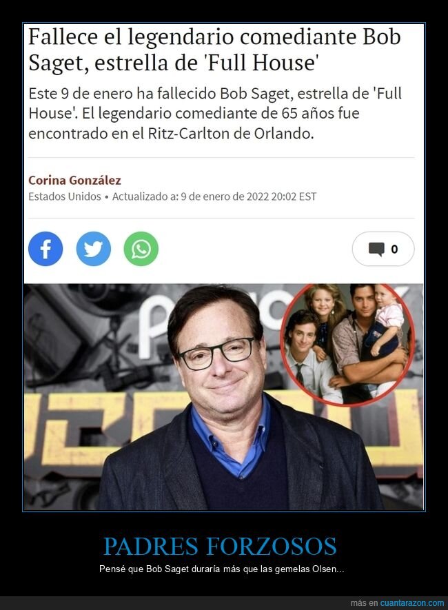 bob saget,padres forzosos,muerte