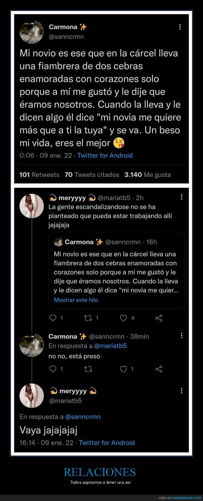 cárcel,fiambrera,novio,wtf