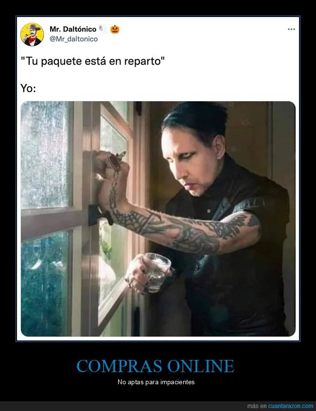 marilyn manson,paquete,reparto,ventana