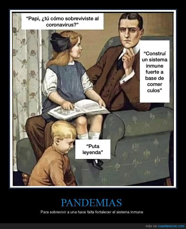 comer,coronavirus,culos,sistema inmune,sobrevivir