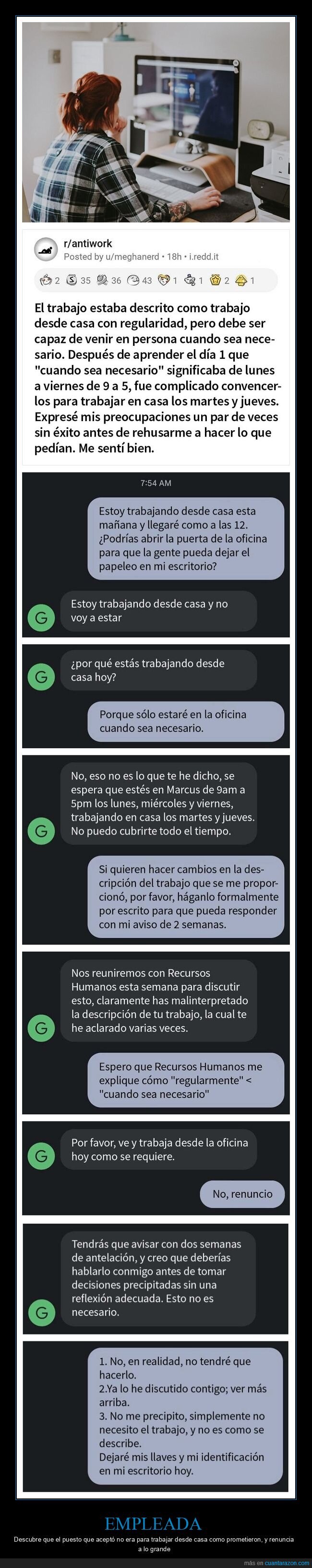 empleada,puesto de trabajo,trabajar desde casa