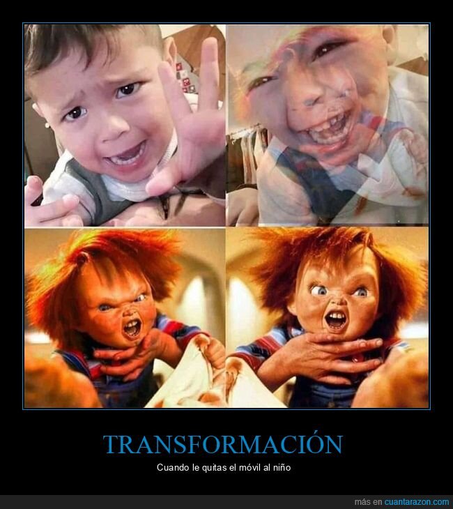 chucky,móvil,niño,quitar