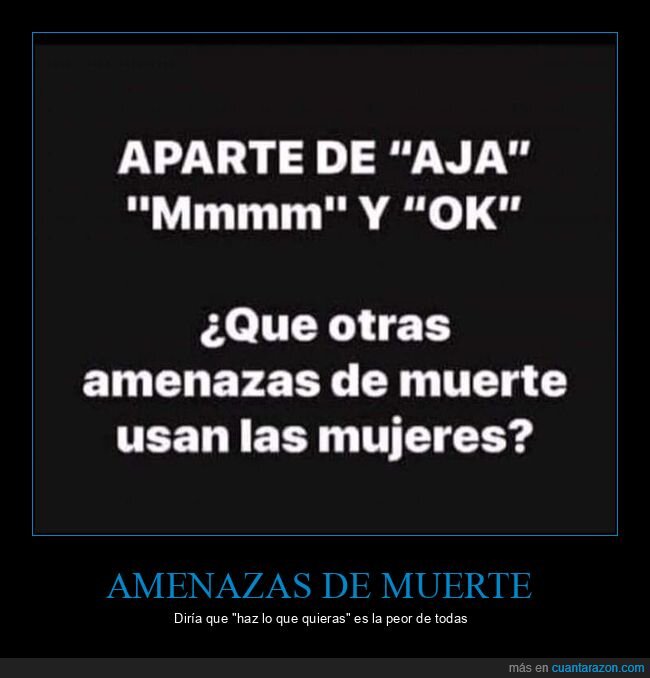 amenazas,mujeres