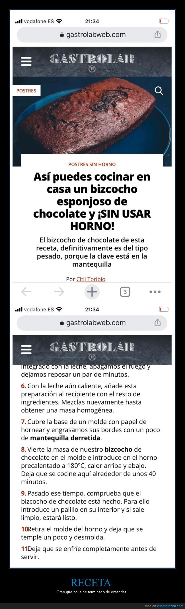 bizcocho,clickbait,horno,receta