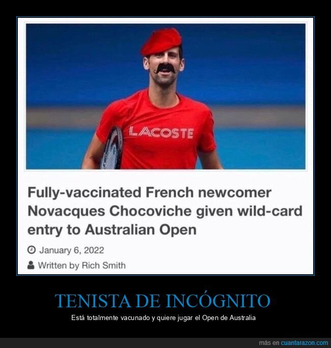 novak djokovic,incógnito,australia