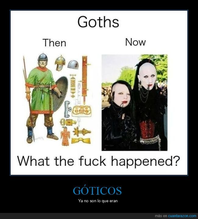 ahora,antes,góticos