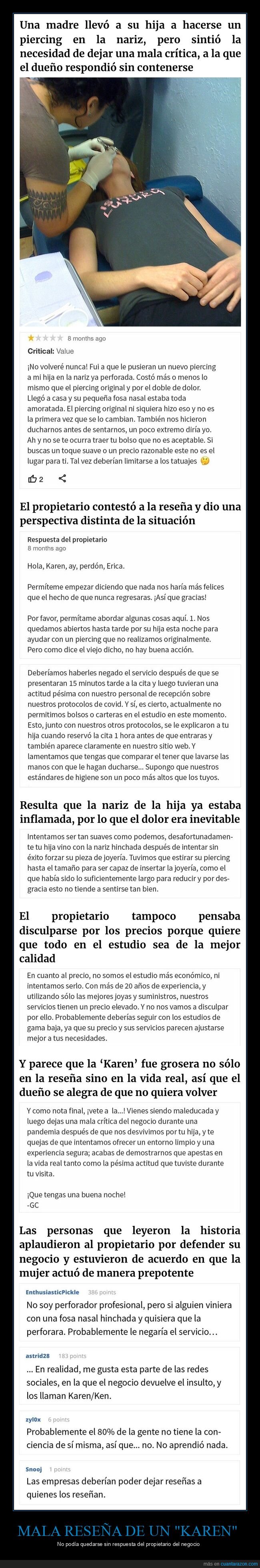 reseña,karen,piercing