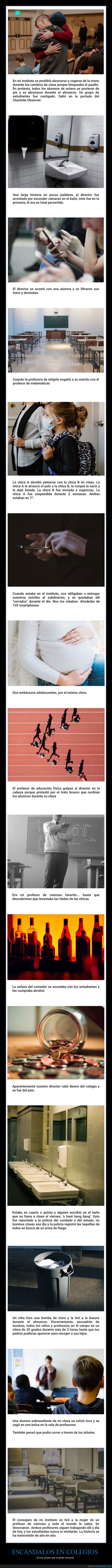 escándalos,colegios